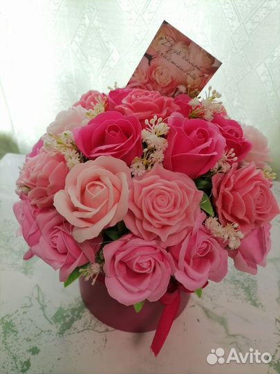 Мыло ручной работы букеты