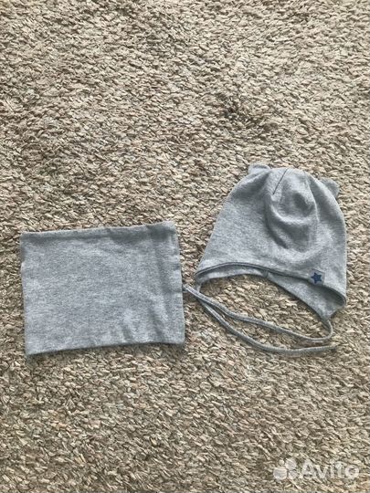 Комплект шапка и снуд