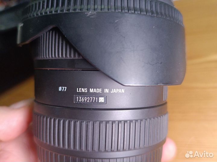 Объектив Sigma 10-20, 1:4-5,6 для Canon