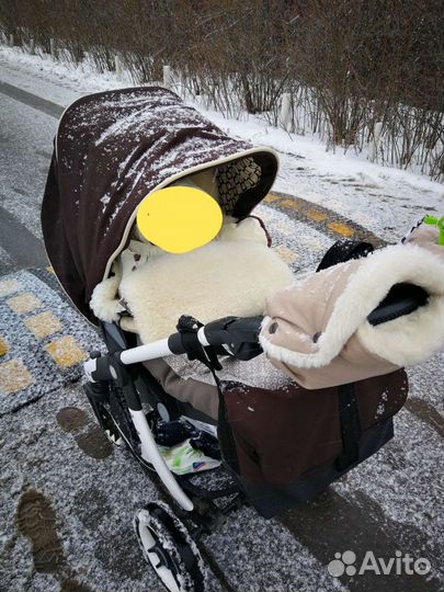 Коляска teutonia cosmo v4 с зимним конвертом