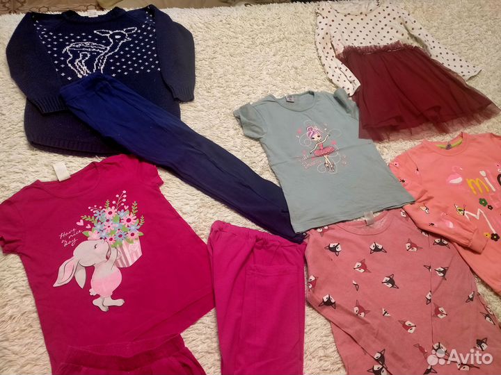 Детские вещи пакетом 122/128