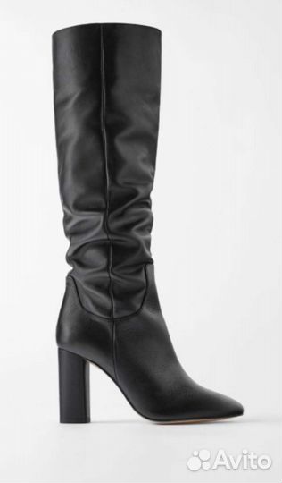 Сапоги трубы zara