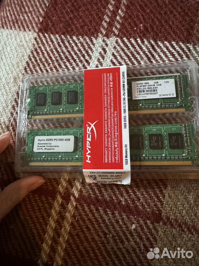 Оперативная память Hynix DDR3 1x4Gb 1600MHz