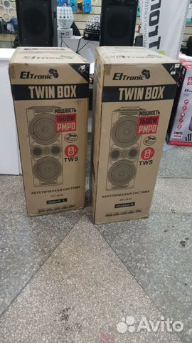 Б/У колонки eltronic 20-06 twin BOX объявление продам