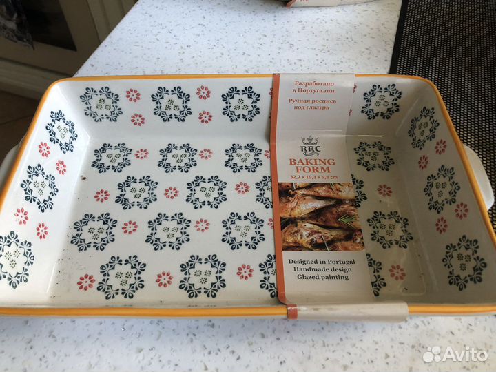 Керамическая посуда для запекания (новая)
