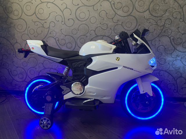 Детский электромотоцикл Ducati White 12V