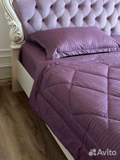 Постельное белье евро с одеялом