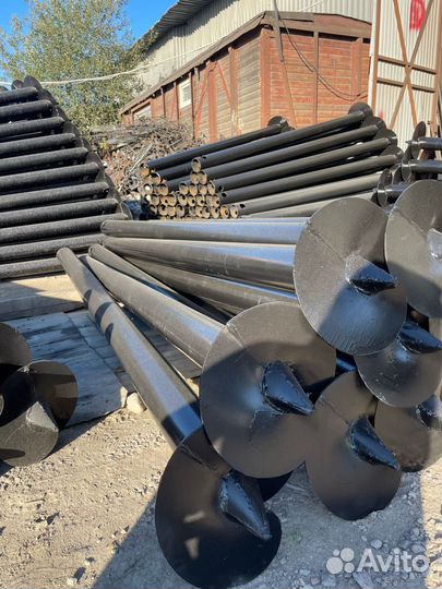 Винтовые сваи для забора с установкой