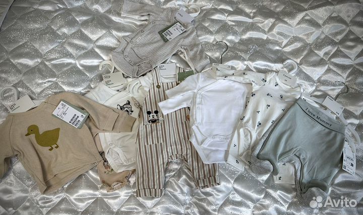 Вещи на мальчика и девочку 50 размера новые