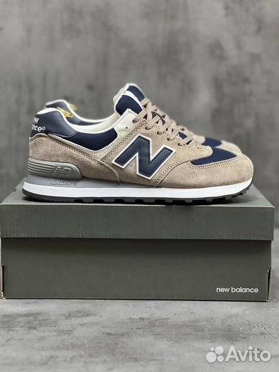 Кроссовки New Balance 574 Beige / Blue