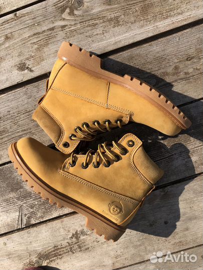Ботинки кожаные демисезонные, 36