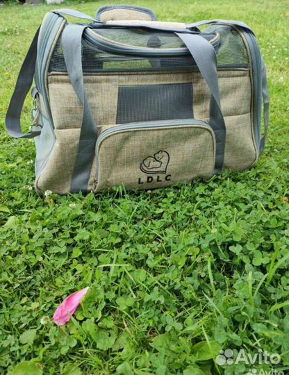 Переноска авио с металлической фурнитурой