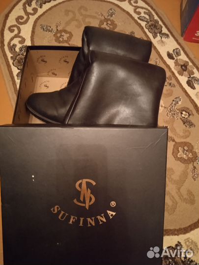 Сапоги женские зимние натуральная кожа 40