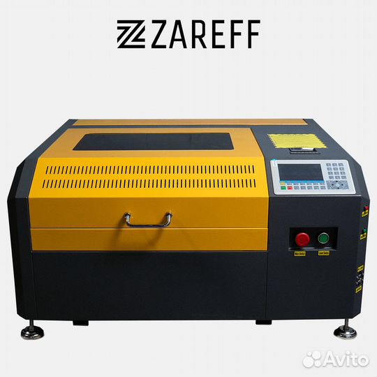 Лазерный станок Zareff Ruida 400х400мм 40x40 50W