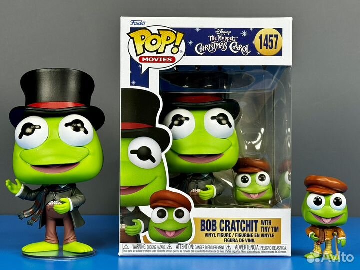 Funko Pop 1457 Bob Cratchit with Tiny Tim Muppets