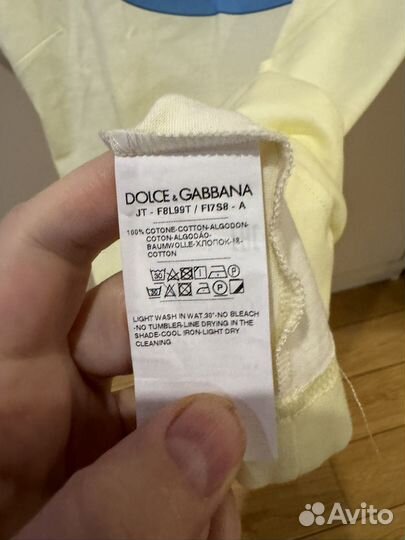 Dolce gabbana футболка оригинал