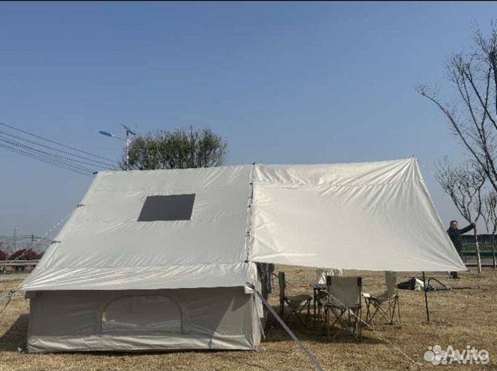 Палатка-дом на надувном каркасе 4-6х местная