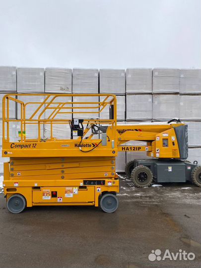 Аренда, ножничный подъёмник haulotte compact 12