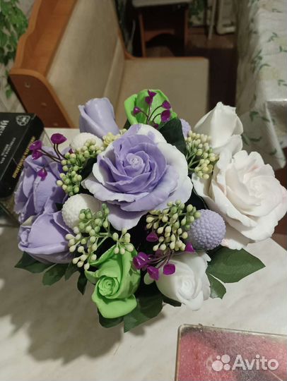 Букет из мыла