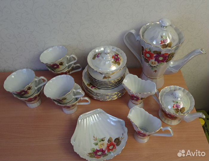 Чайный сервиз, Коростеньский фарфоровый завод СССР