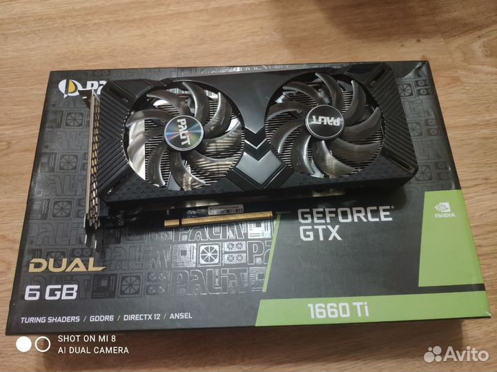 Игровая видеокарта gtx 1660 ti