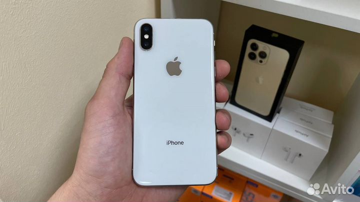 Смартфон iPhone X 256GB Silver акб-99 (Лн18)