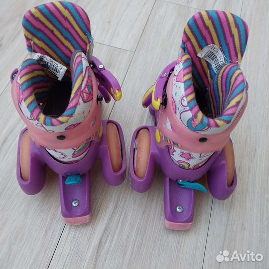 Роликовые коньки детские раздвижные