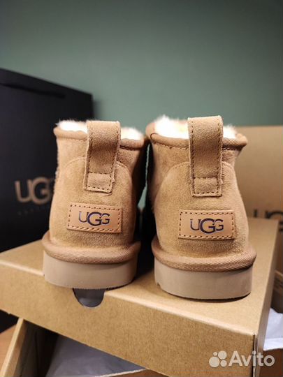 Угги Женские Ugg Classic Ultra Mini Chestnut