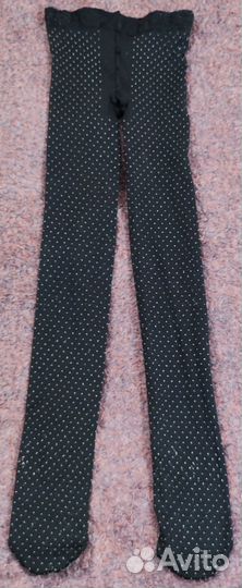 Колготки в горошек (стрейч)