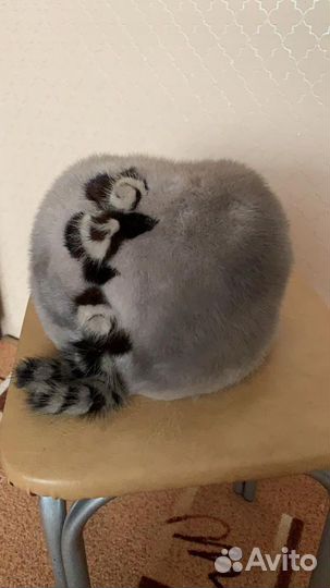 Шапка норковая женская