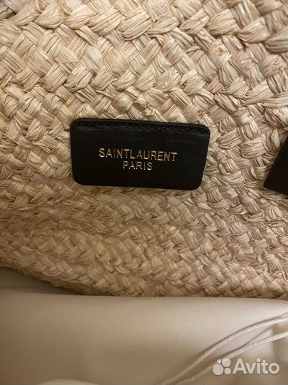 Cумка соломенная saint laurent