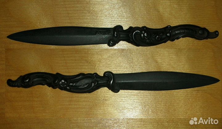 Нож для бумаг с клеймом Куса. Чугунное литье