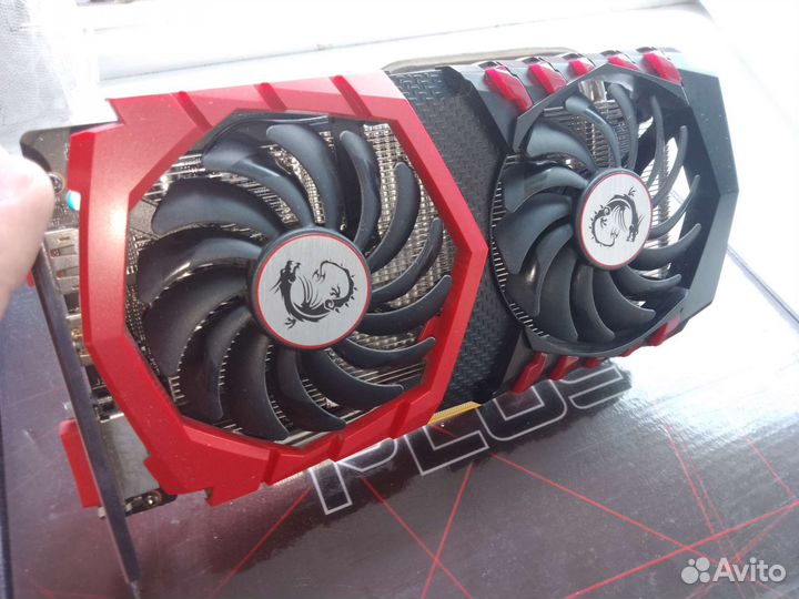 Видеокарта MSI gtx 1050 ti gaming X 4G