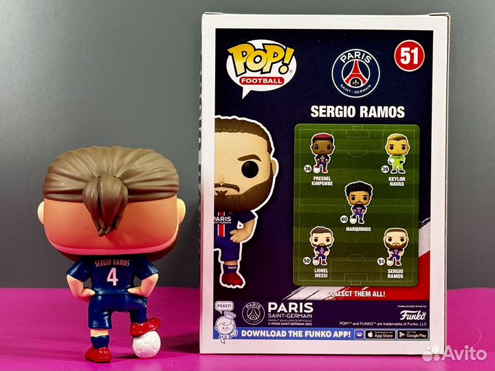 Funko Pop Football 51 Sergio Ramos (#4 PSG)