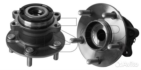 Ступица задней оси GSP, 9325030