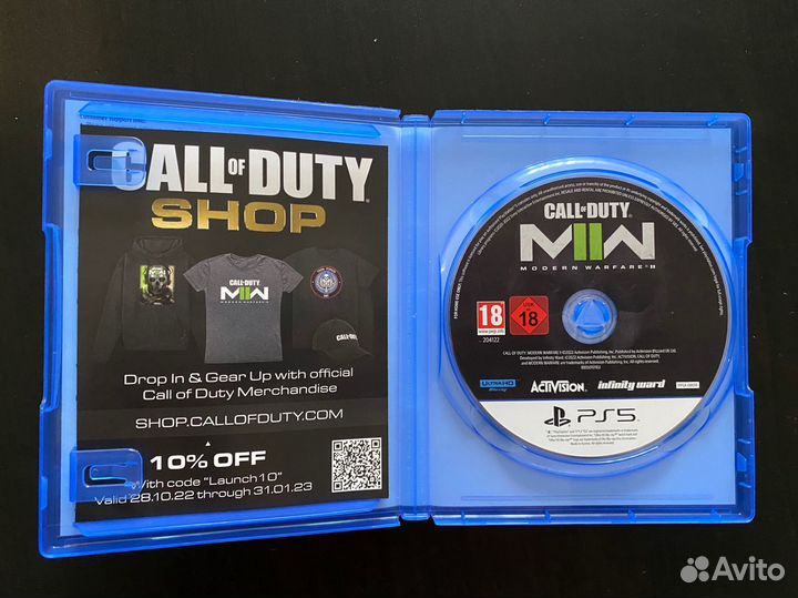 Call of duty modern warfare 2 ps5 диск