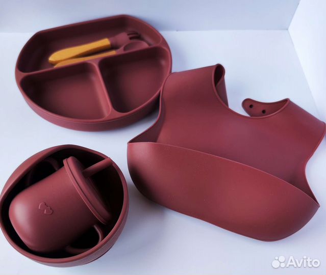 Детская посуда из пищевого силикона