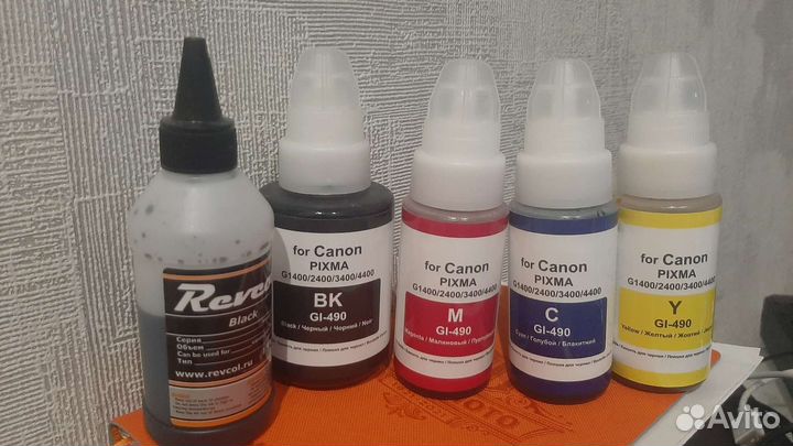 Чернила для принтера canon