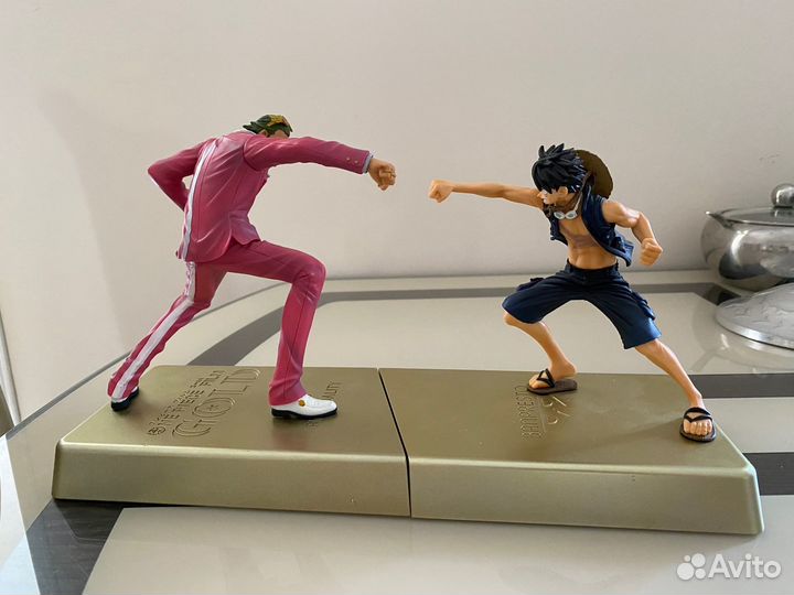 Фигурки ONE piece gold DXF manhood luffy VS tesoro