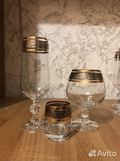Набор фужеры, бокалы, рюмки