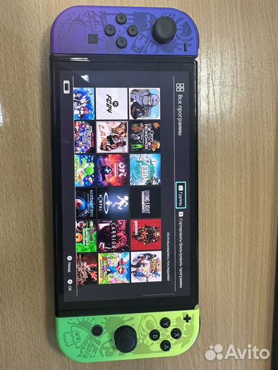 Nintendo switch oled с играми