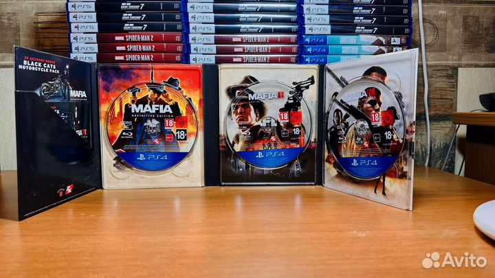 Mafia trilogy ps4 диск