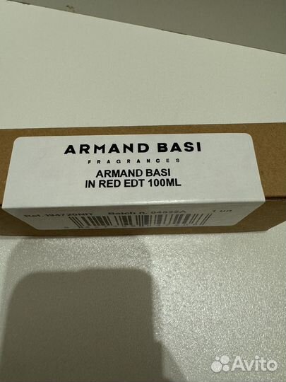 Armand Basi in Red edt 100мл тестер