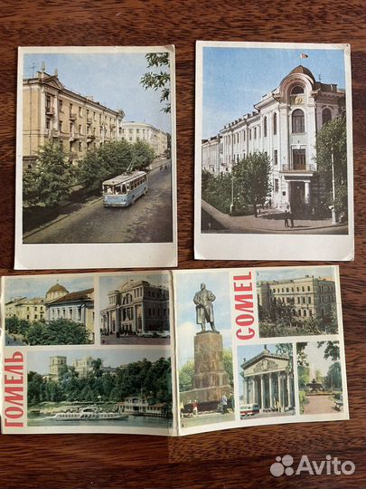 Открытки СССР наборы города музеи страны