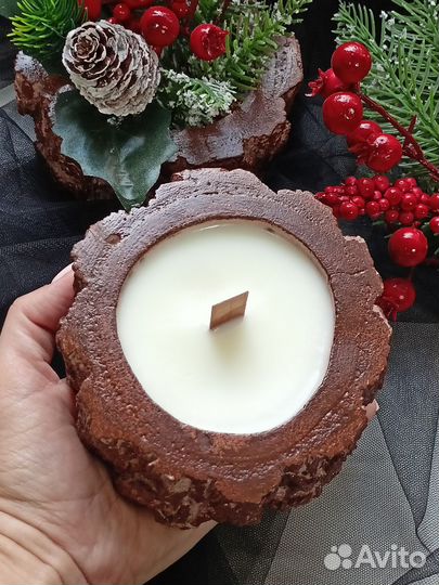 Свеча ароматическая из соевого воска