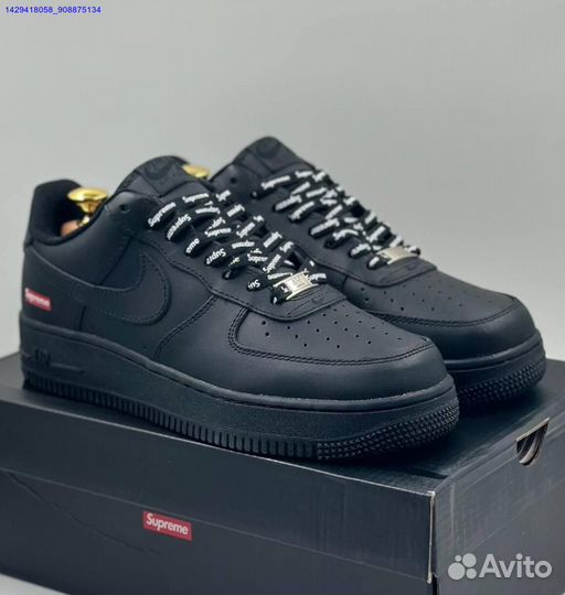 Кроссовки Nike Air Force 1 Low & Supreme (Арт.20856)