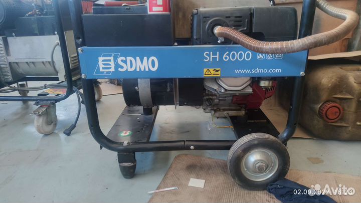 Генератор бензиновый sdmo SH6000