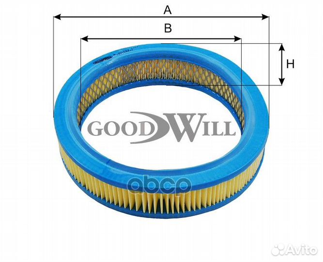 Фильтр воздушный AG203 Goodwill