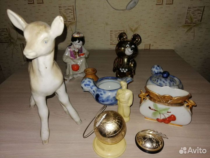 Статуэтки и ёлочные игрушки СССР