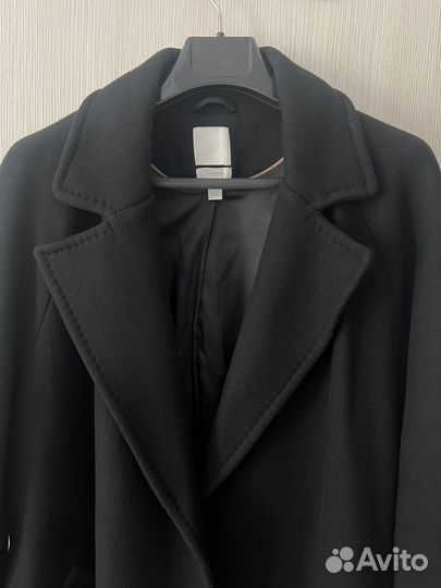 Пальто шерстяное h&m